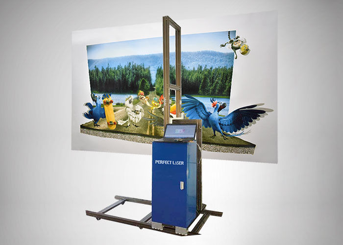 Wielkoformatowa składana pionowa maszyna do malowania ścian 3D typu UV