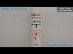 Doskonałe laserowe przemysłowe maszyny do druku atramentowego PM-100B drukowanie na plastikowej butelce