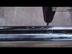 Perfekcyjne maszyny do znakowania laserowego PEQD-030E znakowanie logo na rurze ze stali nierdzewnej 32 mm