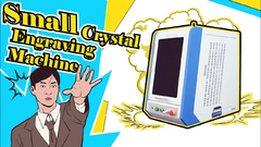 Ogromne 3D grawerowanie kryształowe stworzone za pomocą technologii laserowej UV