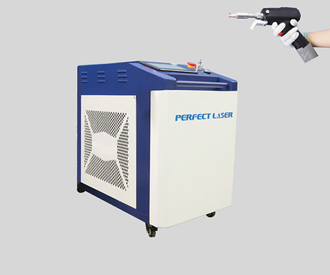 Perfekcyjna laserowa ręczna maszyna do spawania laserowego Przenośny system spawania laserowego z funkcjami 4-w-1 do czyszczenia spawania metalu i cięcia