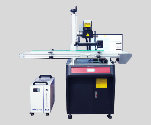 Kamera CCD Automatyczny system pozycjonowania wizualnego Przemysłowa maszyna do grawerowania laserowego UV
