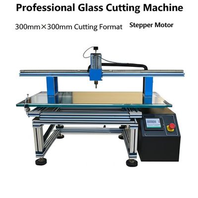 Profesjonalna maszyna do cięcia szkła z formatem cięcia 300 mm × 300 mm i silnikiem stopniowym