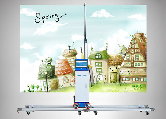 Maszyna do druku ściennego z podwójnymi głowicami druku bezpośrednio na ścianie drukarka atramentowa do druku dużych obrazów