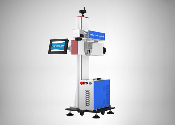 1064nm 20W Podnoszona latająca maszyna do znakowania laserowego do linii produkcyjnej